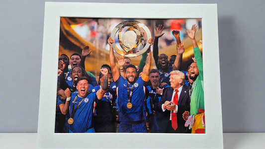 Chelsea Club World Champions 2025 Colour mounted print